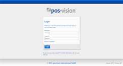 Desktop Screenshot of kundenportal.posvision.de
