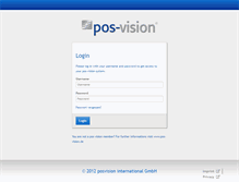 Tablet Screenshot of kundenportal.posvision.de